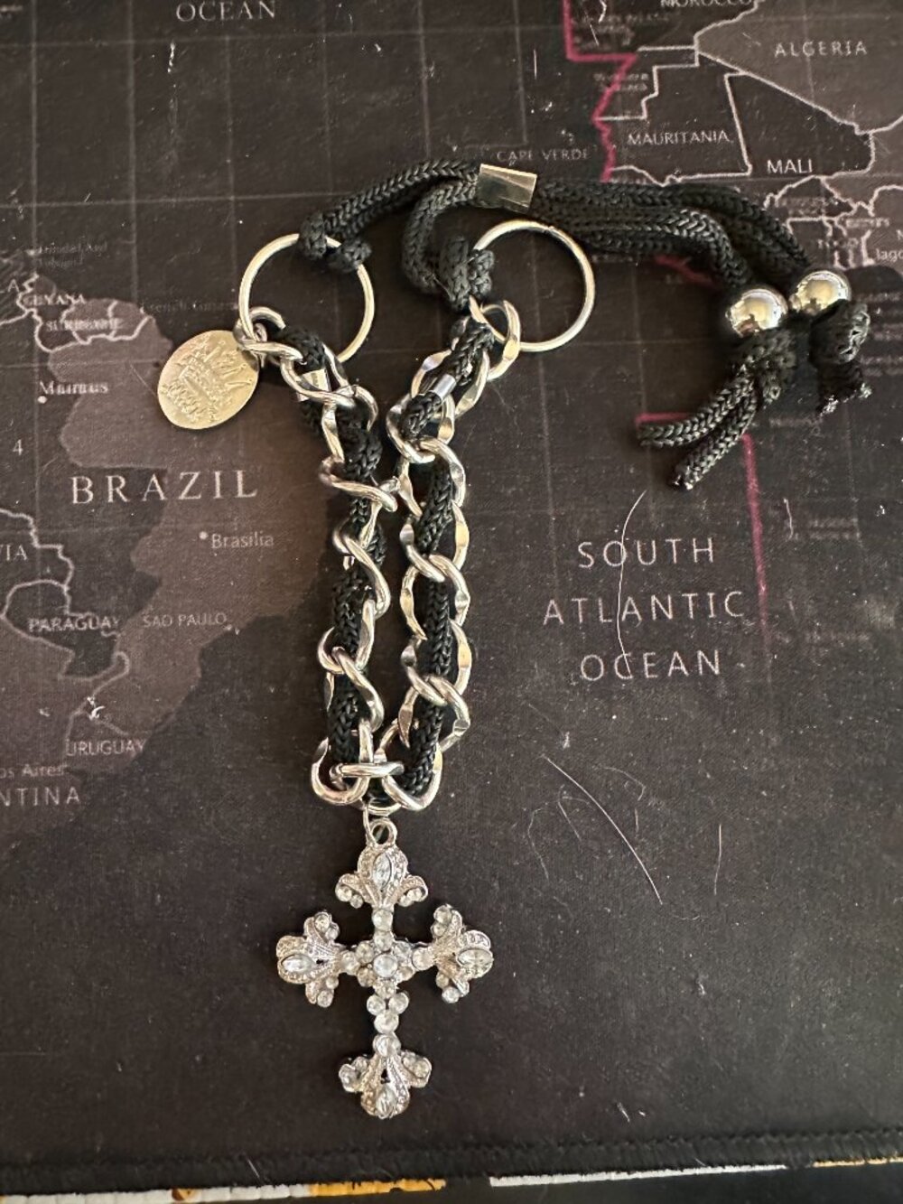 Rock Girl Jewels Boot Jewelry Cross Cubic Zirconia Western Bling Boot Strap